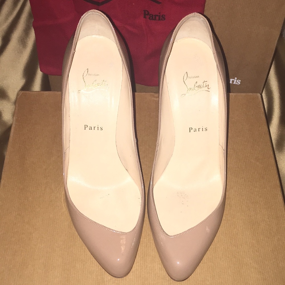 Nude Maudissima 100 Patent Calf